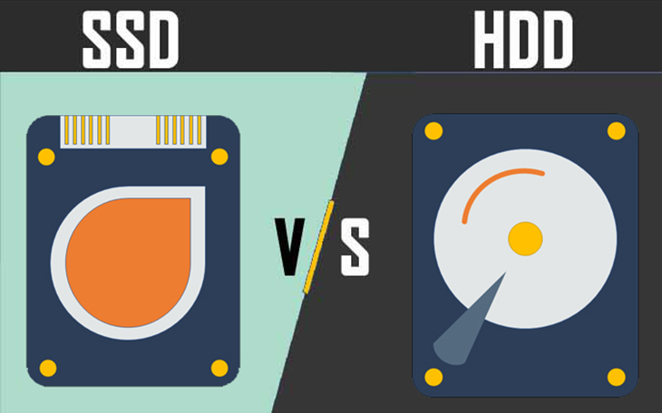 So sánh ổ HDD vớ SSD