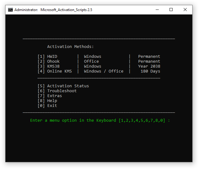 Microsoft Activation Scripts (MAS) - Công cụ kích hoạt Windows và Office bản quyền 2 MAS - Microsoft Activation Scripts