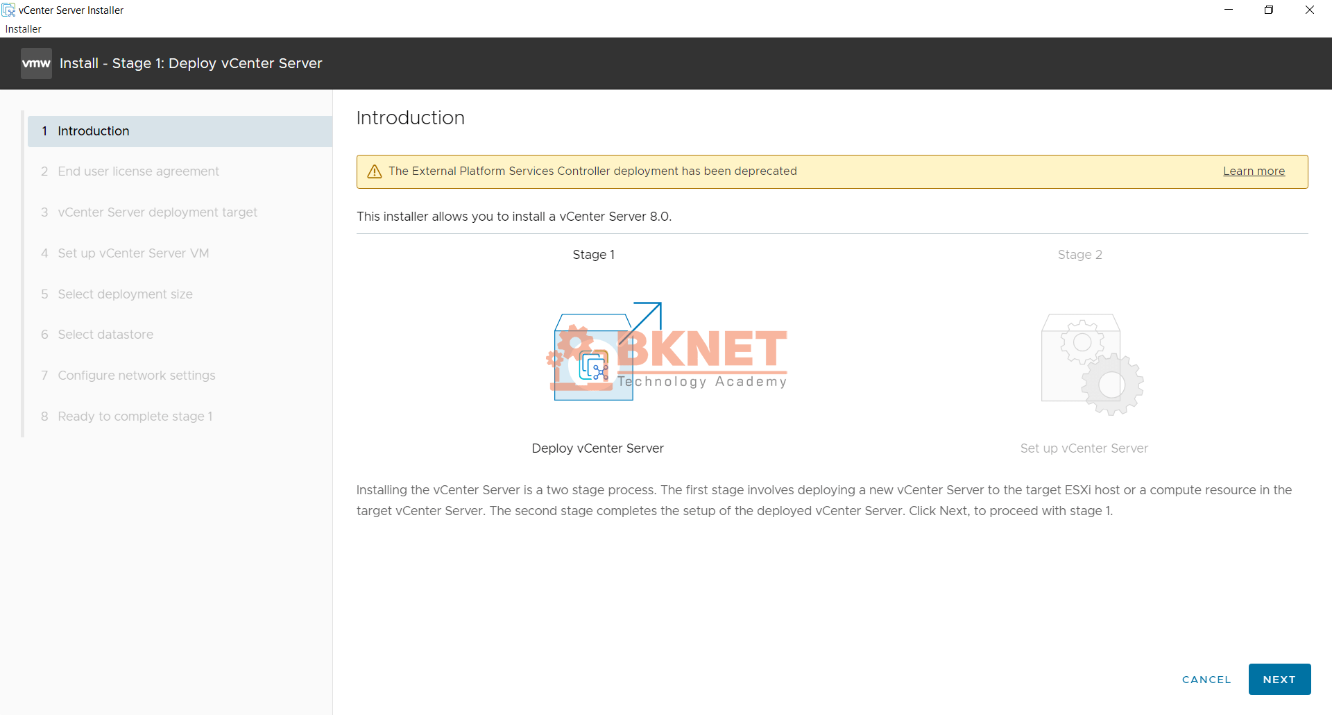 Hướng dẫn cài đặt vCenter Server Appliance (VCSA) 8 chi tiết nhất 41 cai dat vcenter server appliance vcsa 8 07
