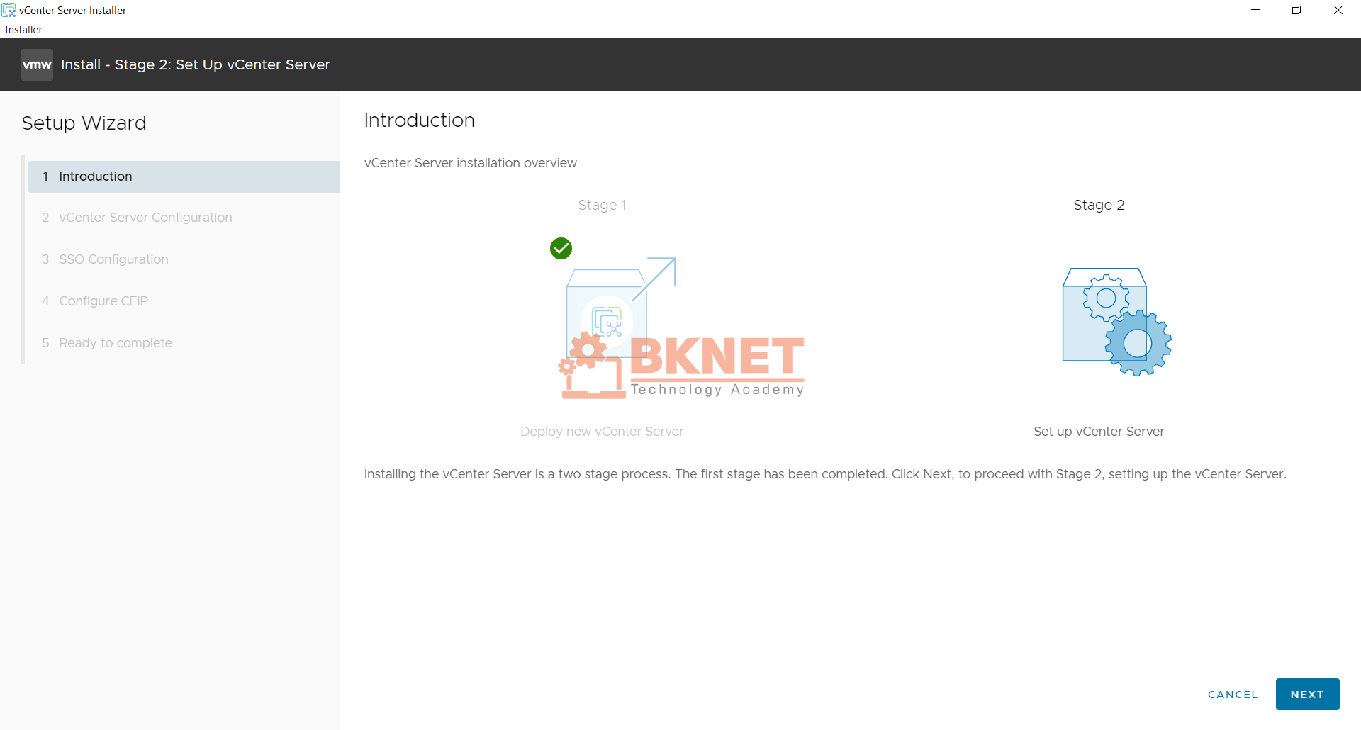 Hướng dẫn cài đặt vCenter Server Appliance (VCSA) 8 chi tiết nhất 52 cai dat vcenter server appliance vcsa 8 18