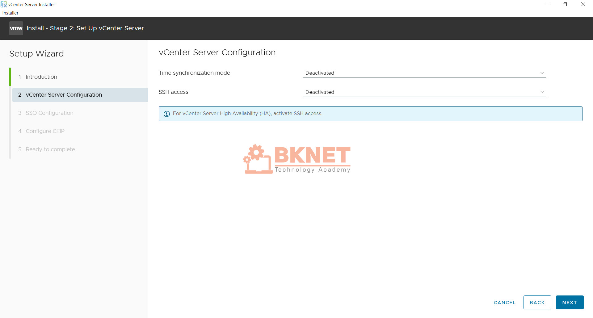 Hướng dẫn cài đặt vCenter Server Appliance (VCSA) 8 chi tiết nhất 53 cai dat vcenter server appliance vcsa 8 19