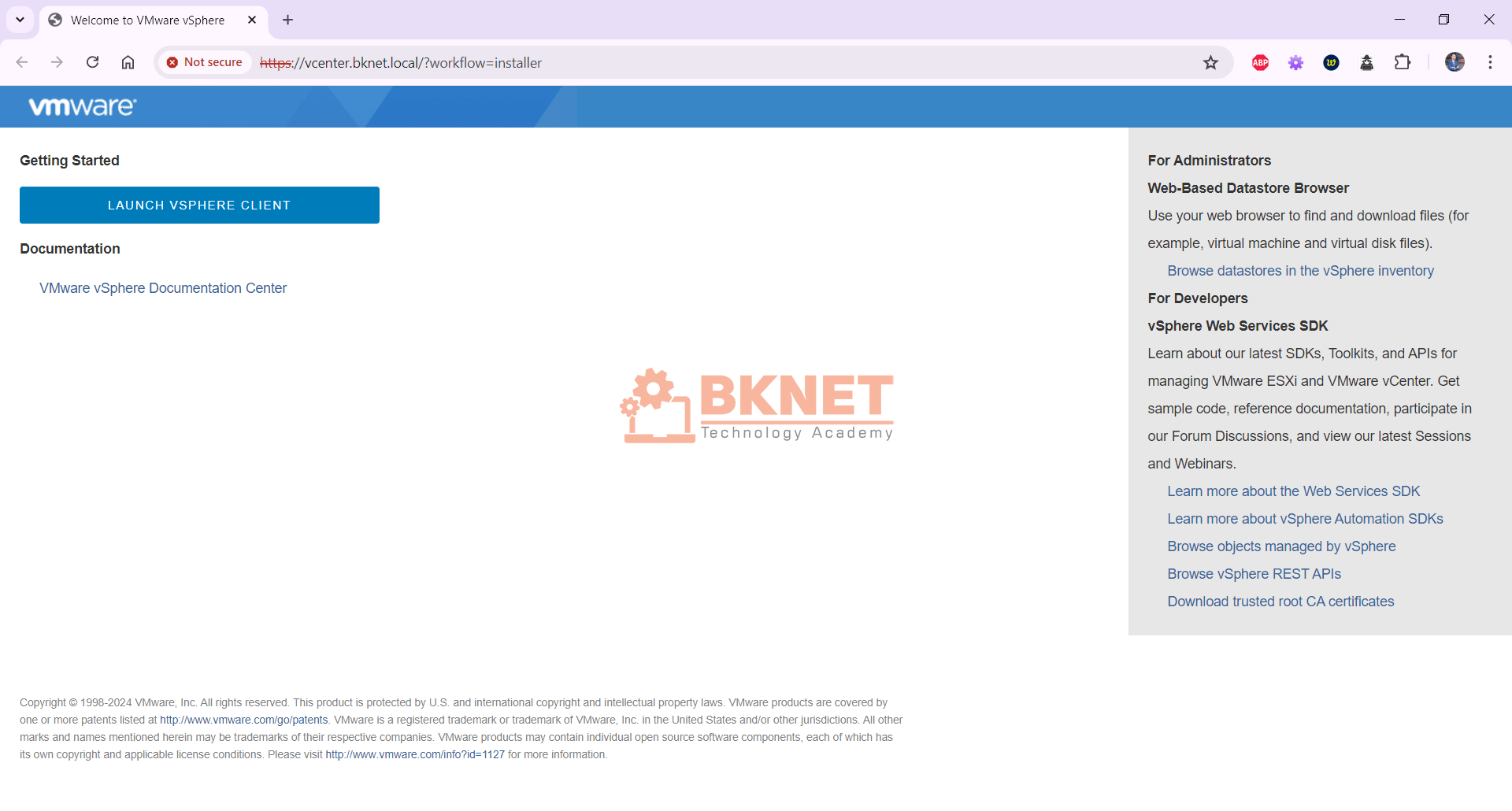 Hướng dẫn cài đặt vCenter Server Appliance (VCSA) 8 chi tiết nhất 60 cai dat vcenter server appliance vcsa 8 26