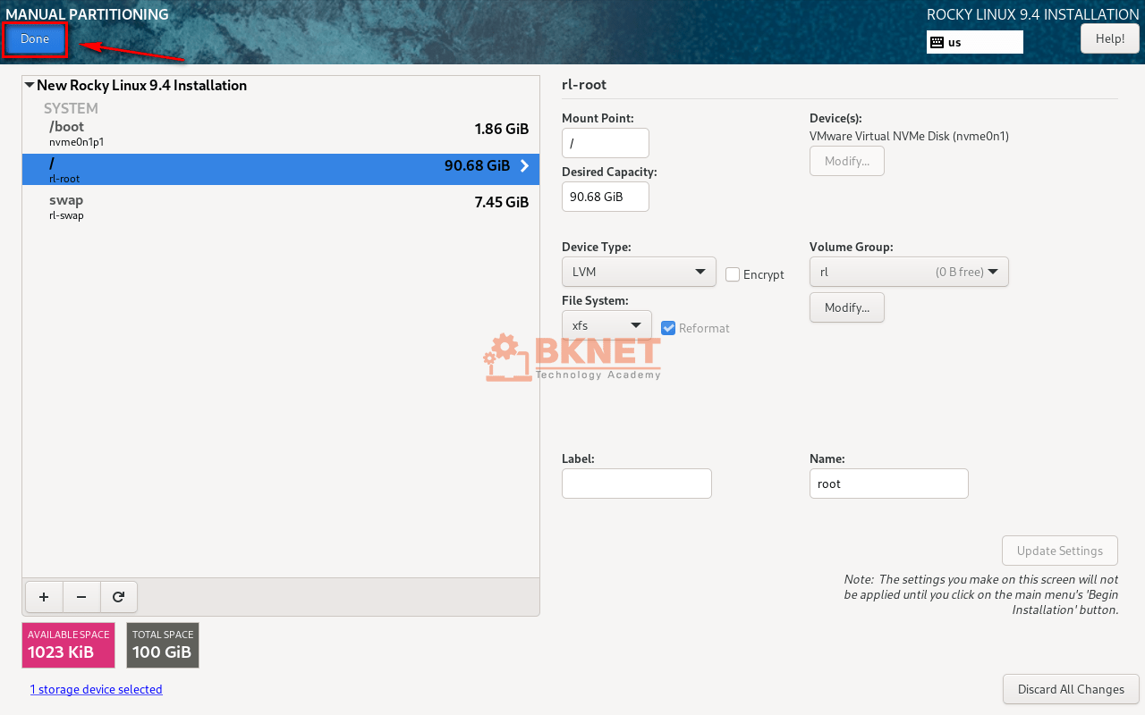 Hướng dẫn cài đặt Rocky Linux 9 45 huong dan cai dat rocky linux 9 4 17