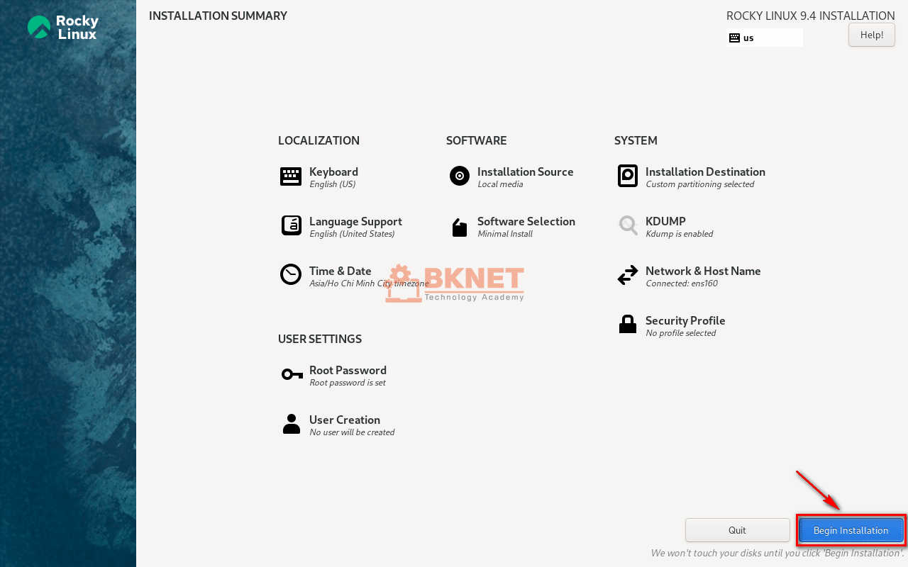 Hướng dẫn cài đặt Rocky Linux 9 53 huong dan cai dat rocky linux 9 4 25